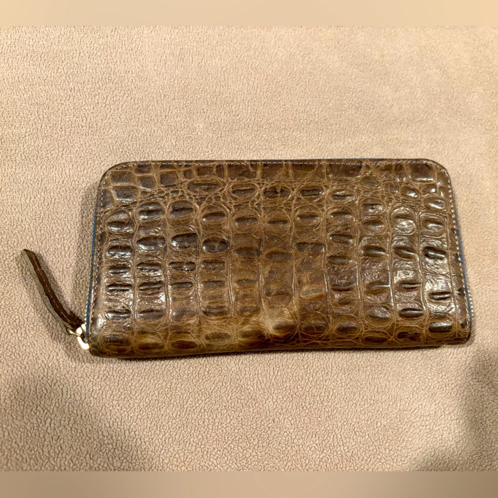 Clare V leather zip wallet